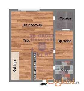 Jednoiposoban 37m2 Bulevar Patrijarha Pavla