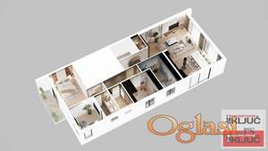 ADAMOVIĆEVO NASELJE, 173m2, Petrosoban-Penthouse sa pdv, VILA, Nov