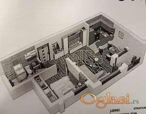 NOVI SAD - BULEVAR PATRIJARHA PAVLA - 39.00 m2