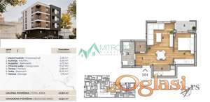 U blizini limana 4 odličan stan u izgradnji u manjem lux kompleksu  