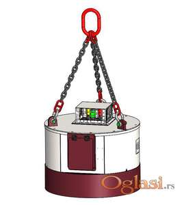 Magneti s integriranom baterijom EMG-serija | 550 do 950 kg | Hydraram