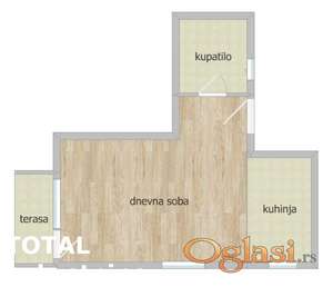 Stan NOVI SAD,TELEP - 33 m2 87870 €, ID: 1101431