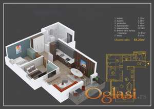 U ponudi trosoban stan u izgradnji