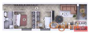 ADICE, 52m2, Dvoiposoban sa pdv, Kredit