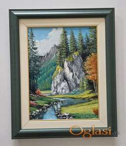 Ulje na platnu - Netaknuta priroda