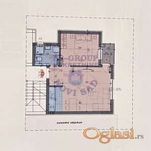 - 41m2 - Komforan dvosoban - Top izgradnja -